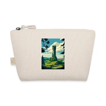 Wallace Monument Schottland Vintage Reiseposter - Bio-Täschchen - Natur - Vorne