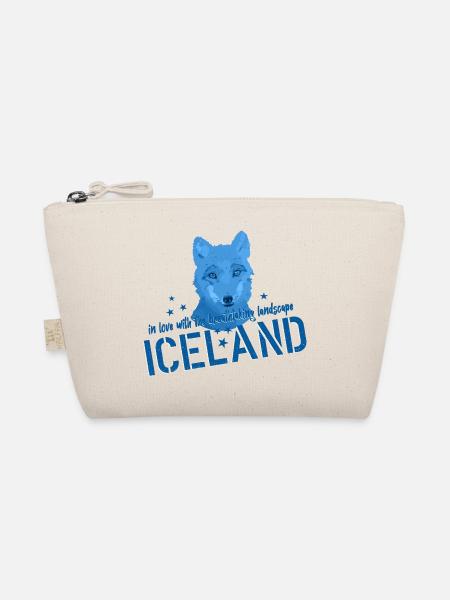 Iceland fox Island - Bio-Täschchen - Natur