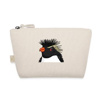Pinguin mit Haare Felsenpinguin - Bio-Täschchen - Natur - Vorne