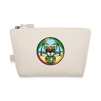 Portuguese Watchdog Breed Cartoon Sunglasses Beach - Organic Pouch - nature - Front