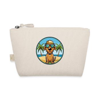 Polnische Jagdhund Hund Rasse Cartoon Sonnenbrille - Bio-Täschchen - Natur - Vorne