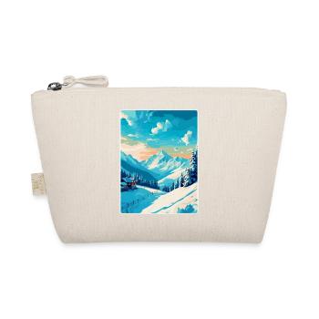St. Anton am Arlberg Österreich Vintage Reiseplakat - Bio-Täschchen - Natur - Vorne