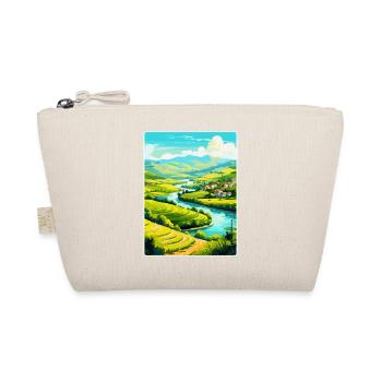 Douro-Tal Portugal Vintage Reiseposter WPA - Bio-Täschchen - Natur - Vorne