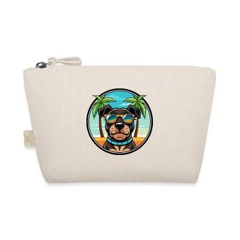 Rottweiler Chien Race Dessin Animé Lunettes De Soleil Plage - Trousse biologique - nature - Devant