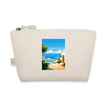 Apulien Italien Vintage Reiseposter WPA Souvenir - Bio-Täschchen - Natur - Vorne