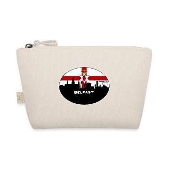 Belfast Nordirland Flagge Skyline Reisen Souve - Bio-Täschchen - Natur - Vorne