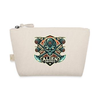 Alien Drones Logo - Bio-Täschchen - Natur - Vorne