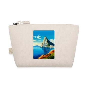 Rock Of Gibraltar Vintage Voyage Poster Souvenir - Trousse biologique - nature - Devant