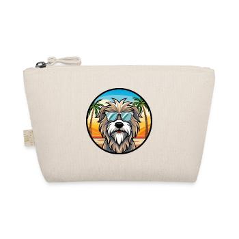 Lunettes de soleil Bergamasco Shepherd Dog Breed Cartoon - Trousse biologique - nature - Devant