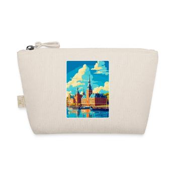 Helsingborg Sweden Vintage Travel Poster Souvenir - Organic Pouch - nature - Front