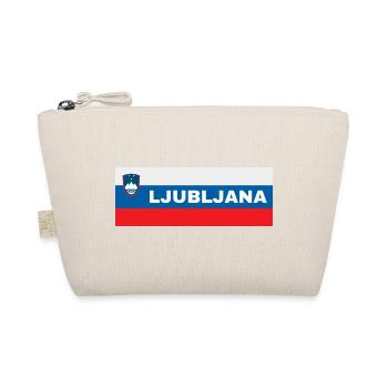 Ljubljana City dans le drapeau slovène - Trousse biologique - nature - Devant
