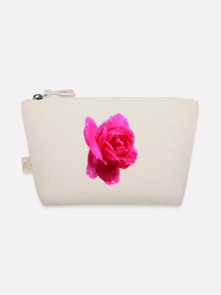 rosa Rose - Bio-Täschchen - Natur