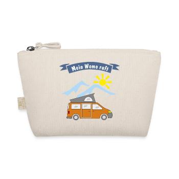 womo ruft campingbus - Bio-Täschchen - Natur - Vorne
