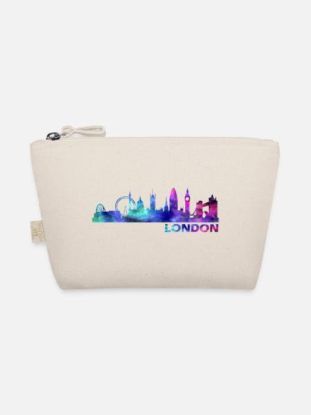 Skyline London - Bio-Täschchen - Natur