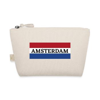 Amsterdam City in Dutch Flag - Organic Pouch - nature - Front