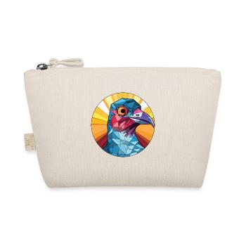 Kuckuck buntes Aquarell Tier Haustier Illustration - Bio-Täschchen - Natur - Vorne