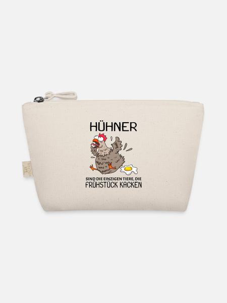 Landwirt Landwirte Huhn Hühner - lustiger Spruch - Bio-Täschchen - Natur
