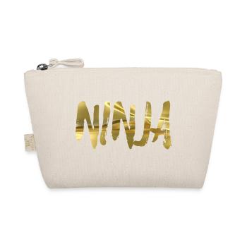 Ninja Gold Brush Script - Bio-Täschchen - Natur - Vorne