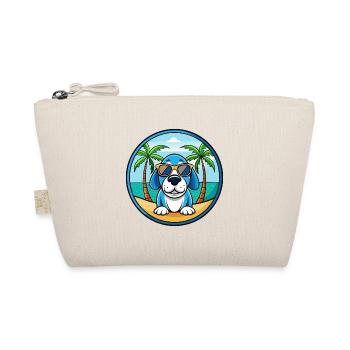 Lunettes de soleil de dessin animé Blue Gascony Basset Dog Breed - Trousse biologique - nature - Devant
