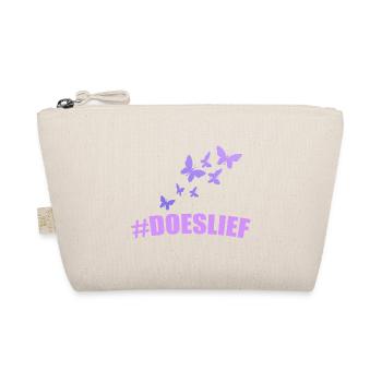 doeslief butterflies fly in the purple light - Organic Pouch - nature - Front