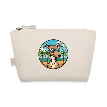 Rampur Greyhound Chien Race Dessin Animé Lunettes De Soleil Plage - Trousse biologique - nature - Devant