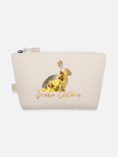 Frohe Ostern - Bio-Täschchen - Natur
