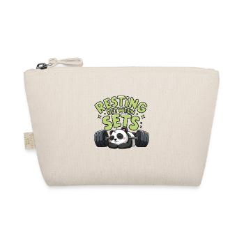Resting Between Sets - Organic Pouch - nature - Front
