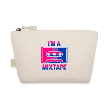 I'm A Mixtape Bisexuality Bisexualität Bisexuell - Bio-Täschchen - Natur - Vorne
