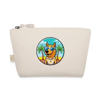 Smaland Hound Chien Race Dessin Animé Lunettes De Soleil Plage - Trousse biologique - nature - Devant