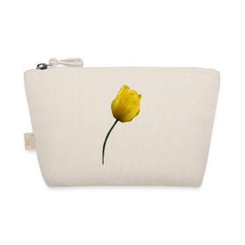 gelber Mohn Klatschmohn Mohnblume - Bio-Täschchen - Natur - Vorne