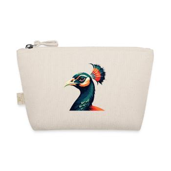 paon dessin animé personnage animal de compagnie coloré - Trousse biologique - nature - Devant