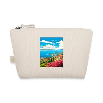 Cote D Azur Frankreich Vintage Reiseposter Souvenir - Bio-Täschchen - Natur - Vorne