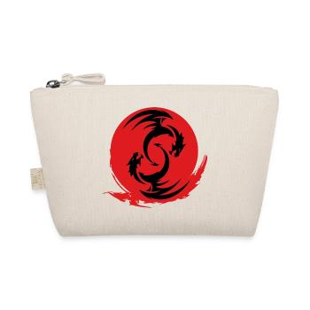 Red Dragon Circle - Organic Pouch - nature - Front