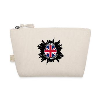 Coventry Skyline UK Flagge Reisesouvenir - Bio-Täschchen - Natur - Vorne