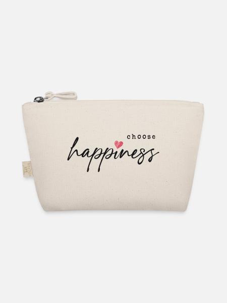 Choose Happiness - Bio-Täschchen - Natur