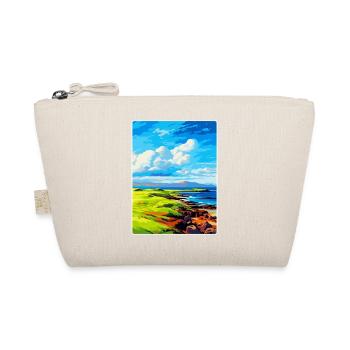 Isle Of Muck Scotland Uk Travel Poster Souvenir - Organic Pouch - nature - Front