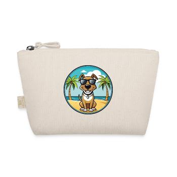 Schweizer Laufhund Hunderasse Cartoon Sonnenbrille - Bio-Täschchen - Natur - Vorne