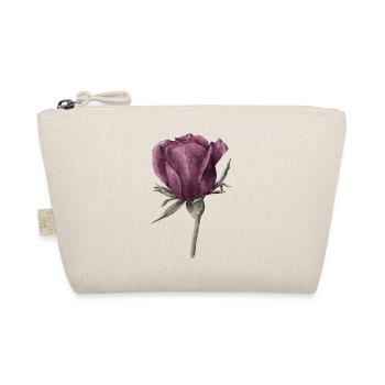 Rose Blume - Bio-Täschchen - Natur - Vorne