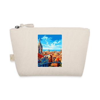 Barcelona Spanien Vintage Reiseplakat Souvenir WPA - Bio-Täschchen - Natur - Vorne