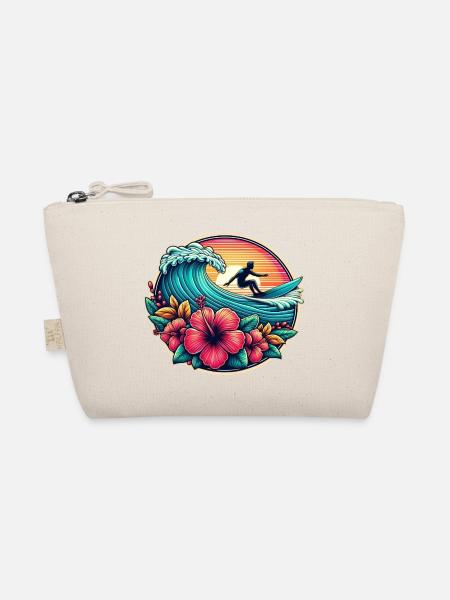 Surfer Logo 2 - Bio-Täschchen - Natur