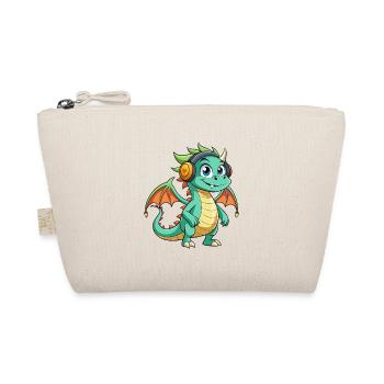 Dragon Funny Cartoon Character Musique de casque - Trousse biologique - nature - Devant