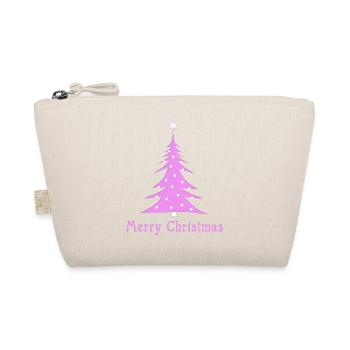 Merry Christmas - Bio-Täschchen - Natur - Vorne