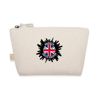 Aberdeen Skyline UK Flagge Reise-Souvenir - Bio-Täschchen - Natur - Vorne