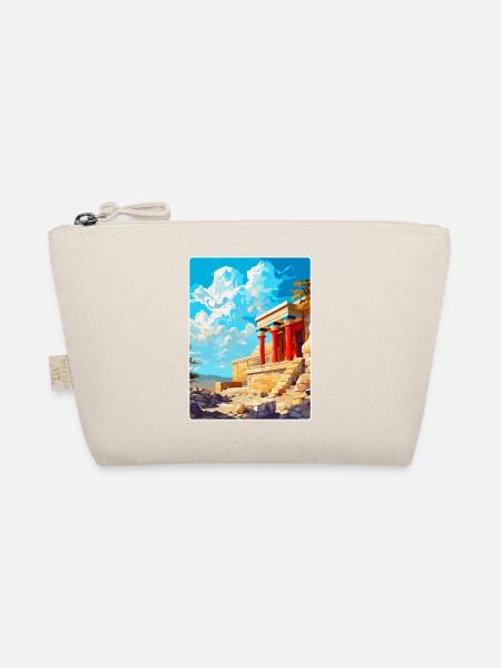 Knossos Palast Griechenland Vintage Reiseplakat WPA - Bio-Täschchen - Natur