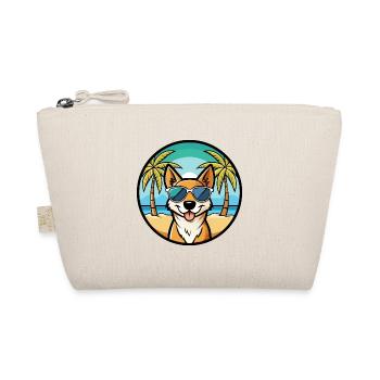 Perro De Presa Mallorquinische Hunderasse Cartoon Beach - Bio-Täschchen - Natur - Vorne