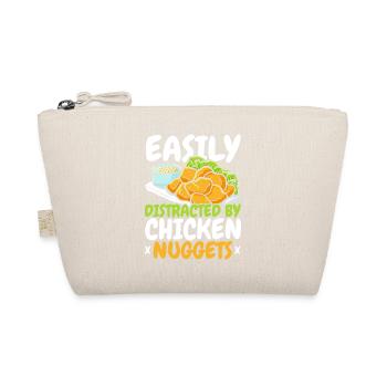 Leicht ablenkbar durch Chicken Nuggets Nug Nuggies - Bio-Täschchen - Natur - Vorne