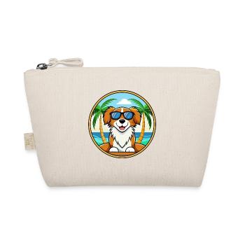 Nederlandse Kooikerhondje Hunderasse Cartoon Strand - Bio-Täschchen - Natur - Vorne