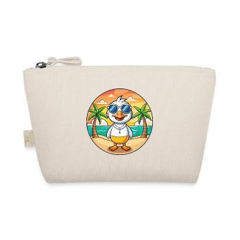 Gans Lustige Cartoon Sommer Strand Sonnenbrille - Bio-Täschchen - Natur - Vorne