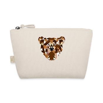 Neugieriger Grizzlybär Waldpfad - Bio-Täschchen - Natur - Vorne