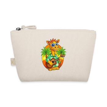 Drôle Camel Dessin animé Plage d’été Lunettes de soleil Guitare - Trousse biologique - nature - Devant